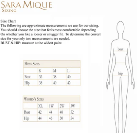SARA MIQUE SIZE
