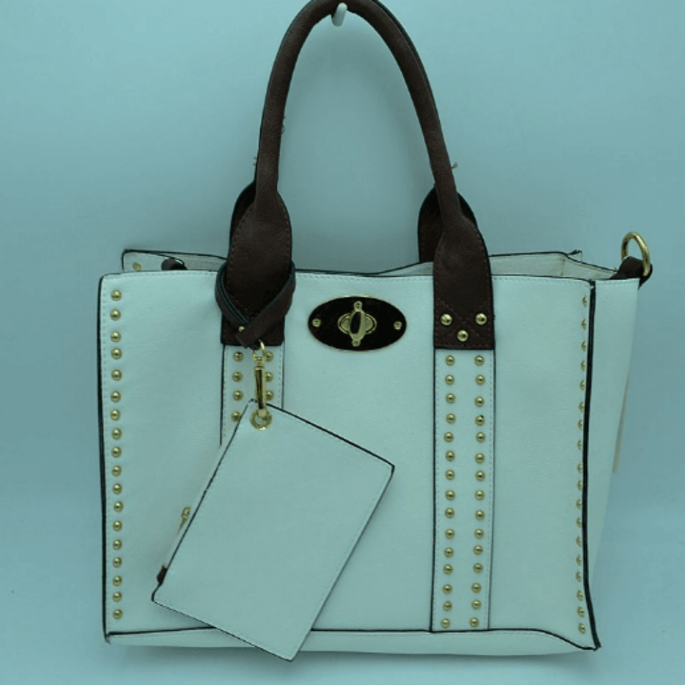 Style 60345 Studded 3-in-1 Tote Bag Set at Helen Ainson