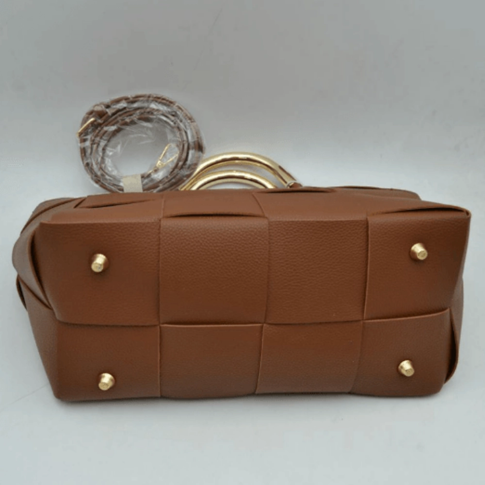 Style 31671 Woven Tote & Crossbody Bag at Helen Ainson