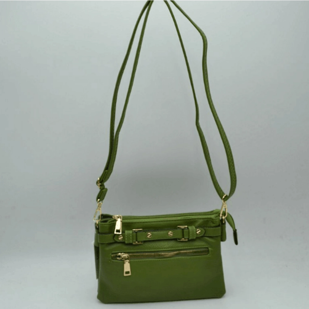 5004 Triple Compartment Crossbody Bag at Helen Ainson