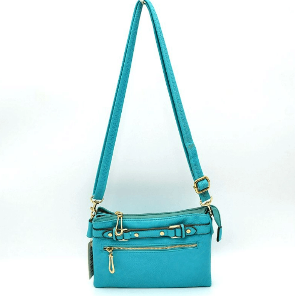 5004 Triple Compartment Crossbody Bag at Helen Ainson