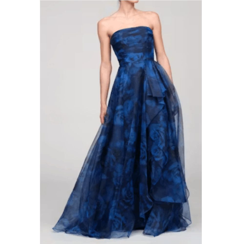 Theia Fahreta Strapless Gown at Helen Ainson