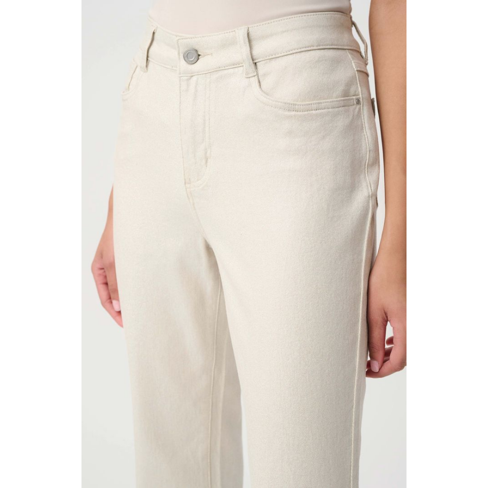 Joseph Ribkoff Classic Straight Leg Metallic Jeans at Helen Ainson