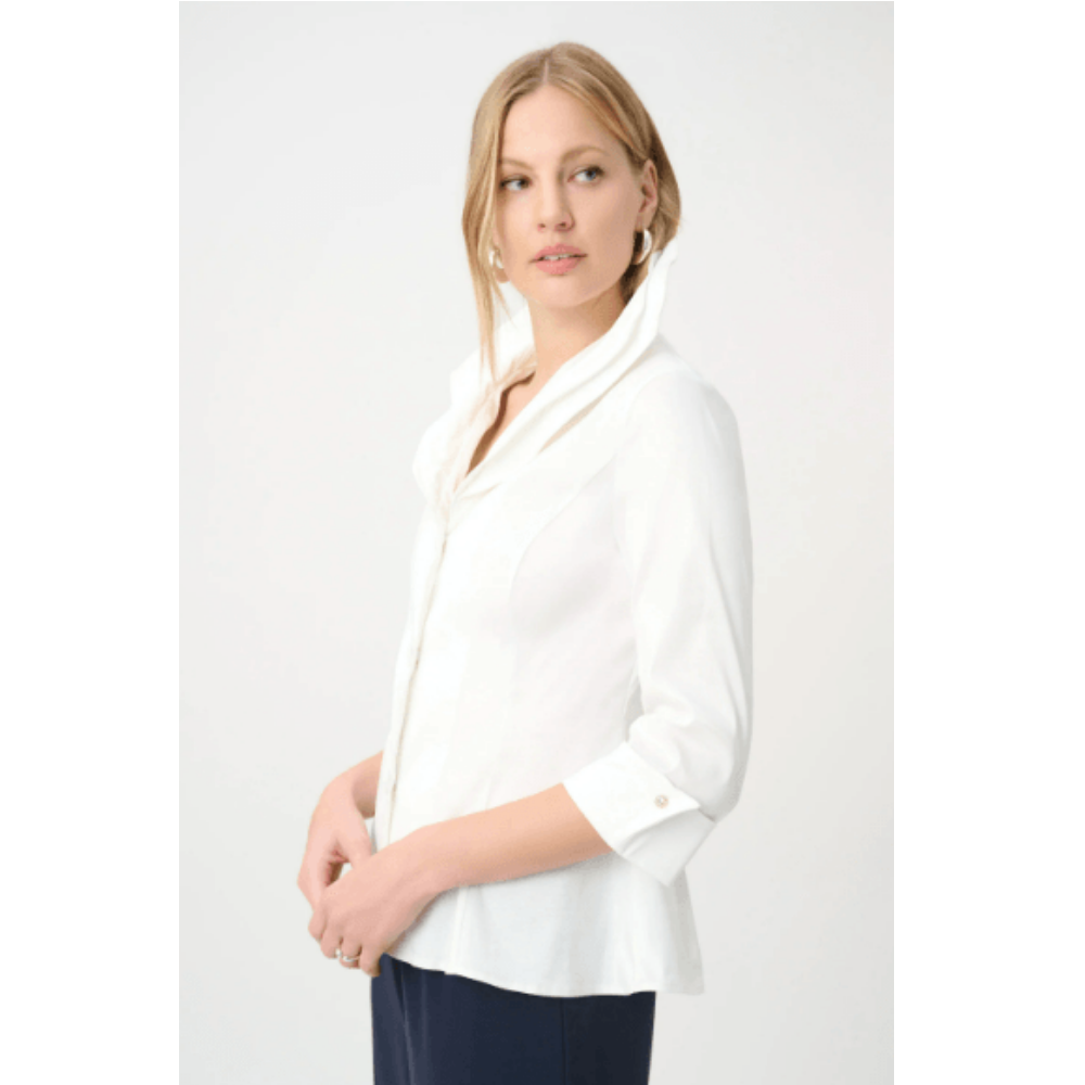 Joseph Ribkoff Double Lapel Collar Blouse at Helen Ainson