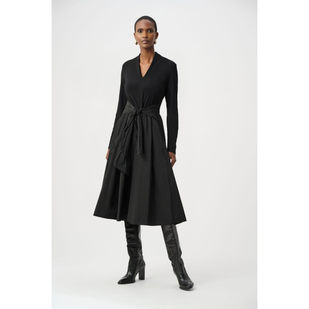 Joseph Ribkoff Silky Knit and Memory Fit and Flare Dress at Helen Ainson