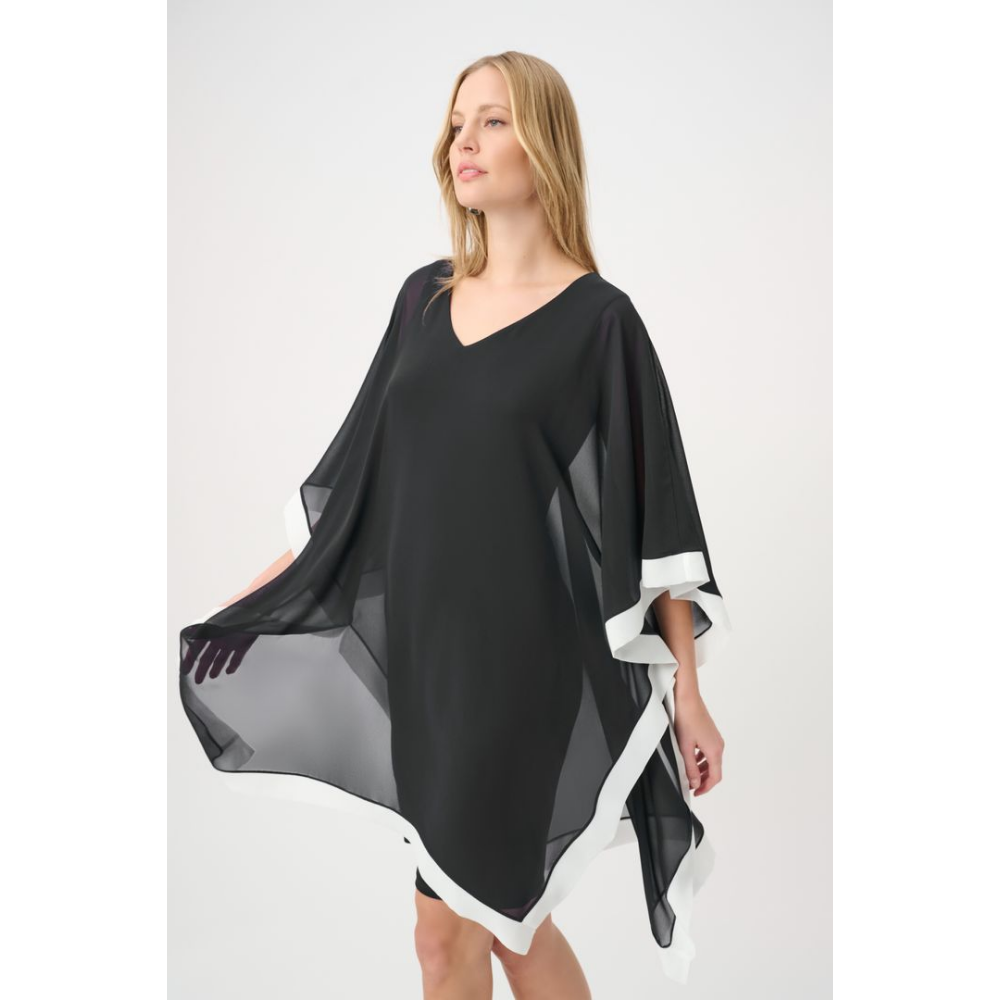 Joseph Ribkoff Chiffon Overlay Dress at Helen Ainson