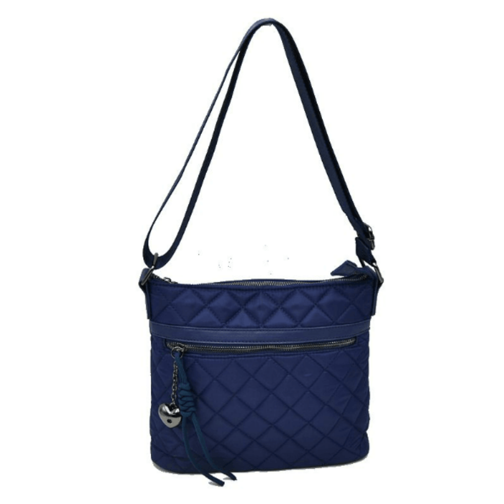 N2473 Quilted Nylon Crossbody Bag at Helen Ainson