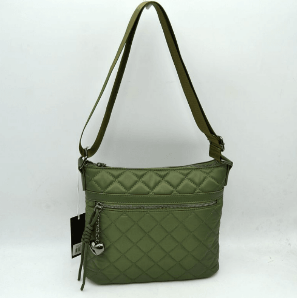 N2473 Quilted Nylon Crossbody Bag at Helen Ainson