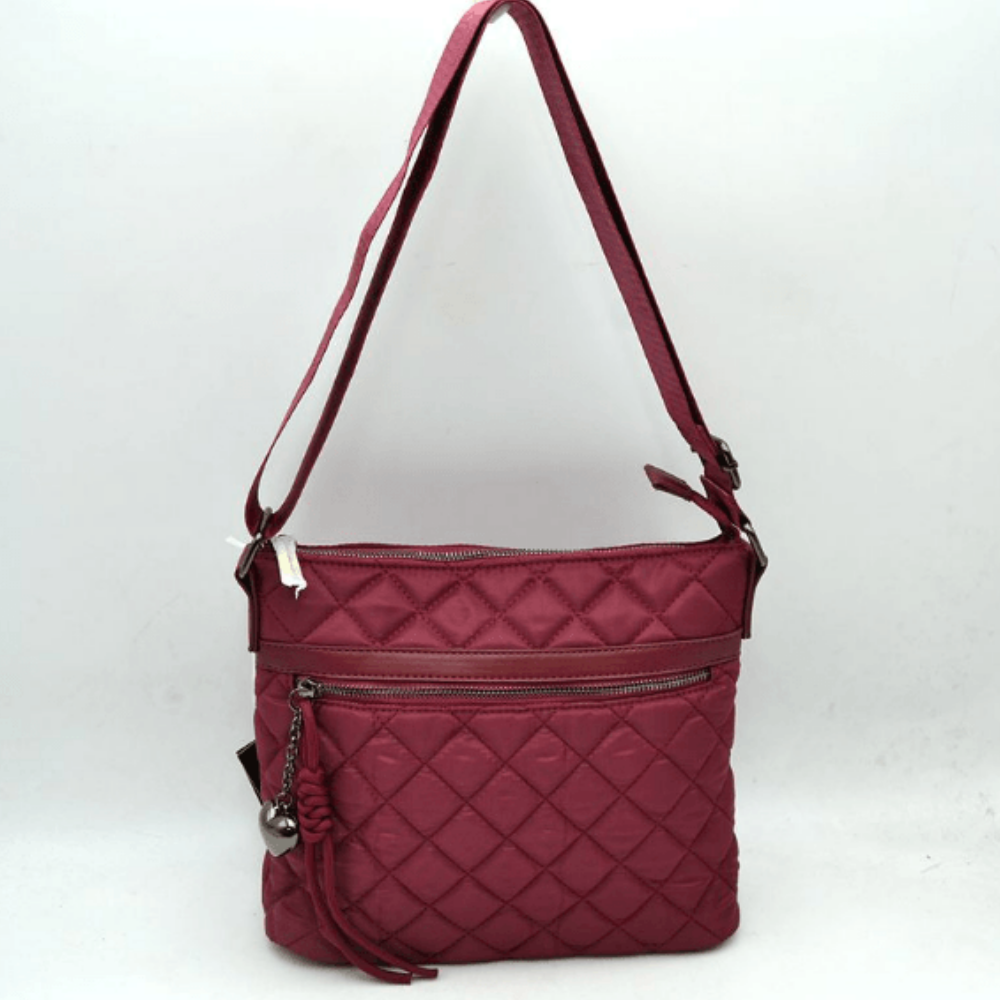 N2473 Quilted Nylon Crossbody Bag at Helen Ainson