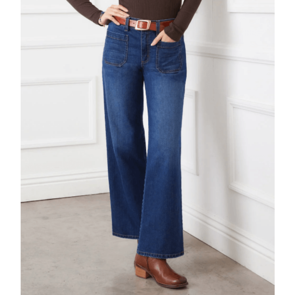 Karen Kane Lauren Patch Pocket Jeans at Helen Ainson