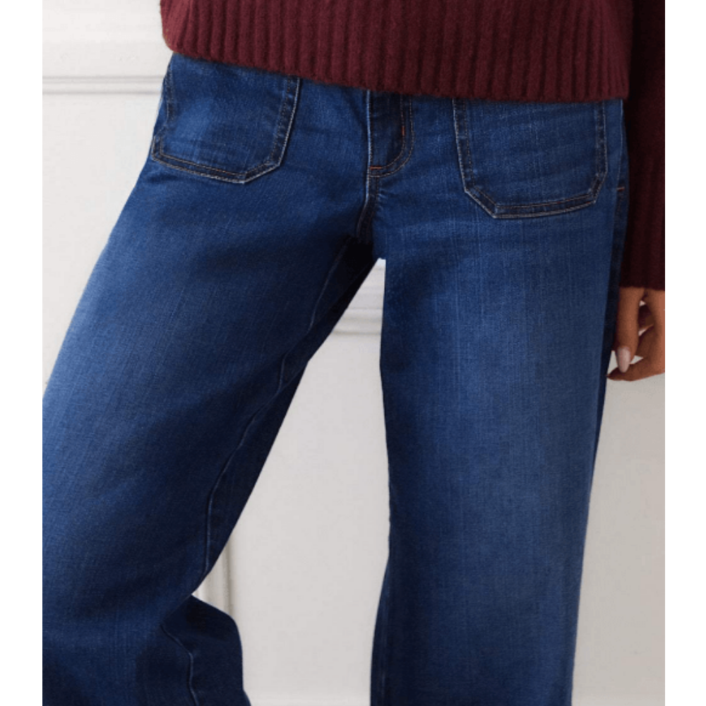 Karen Kane Lauren Patch Pocket Jeans at Helen Ainson
