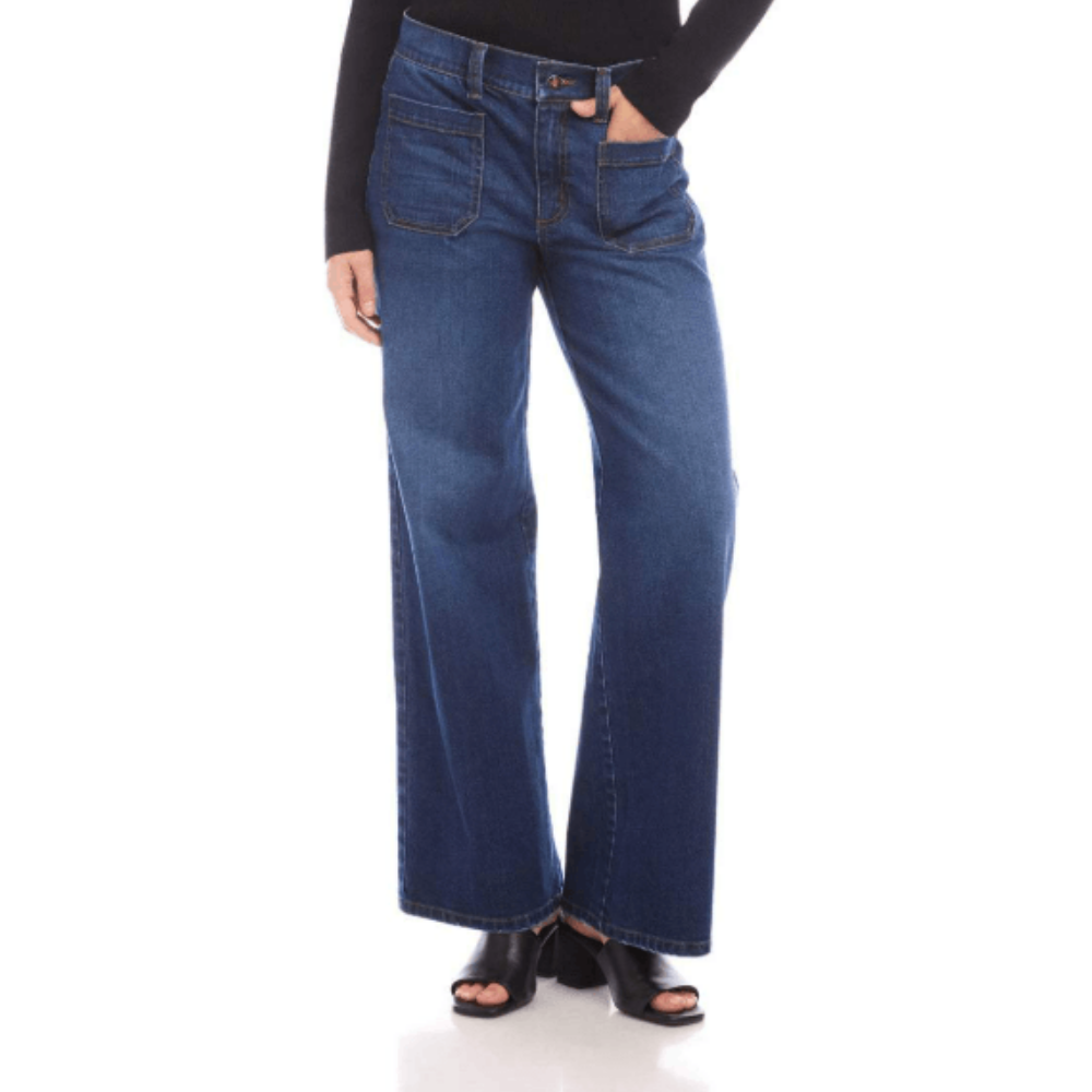 Karen Kane Lauren Patch Pocket Jeans at Helen Ainson