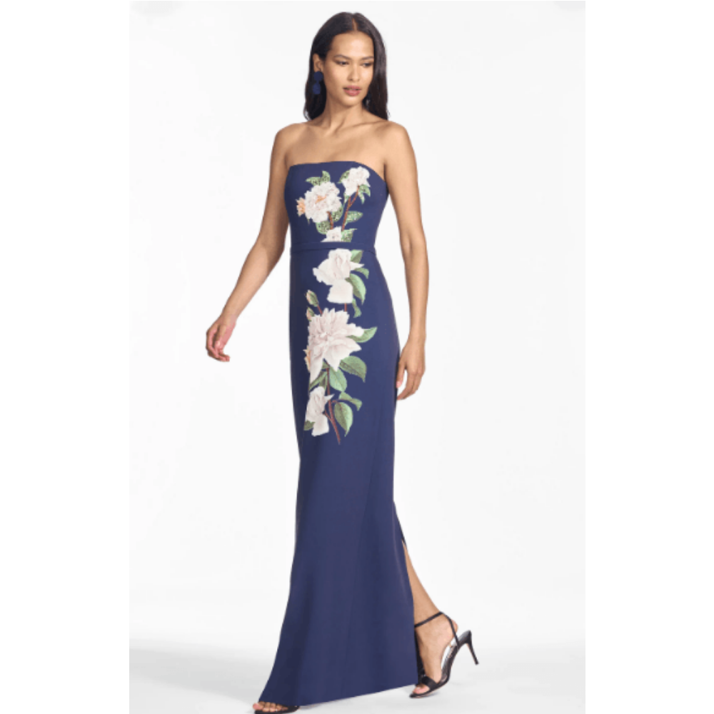 SACHIN & BABI EMBELLISHED SOPHIA GOWN - EVENING GARDENIA at Helen Ainson