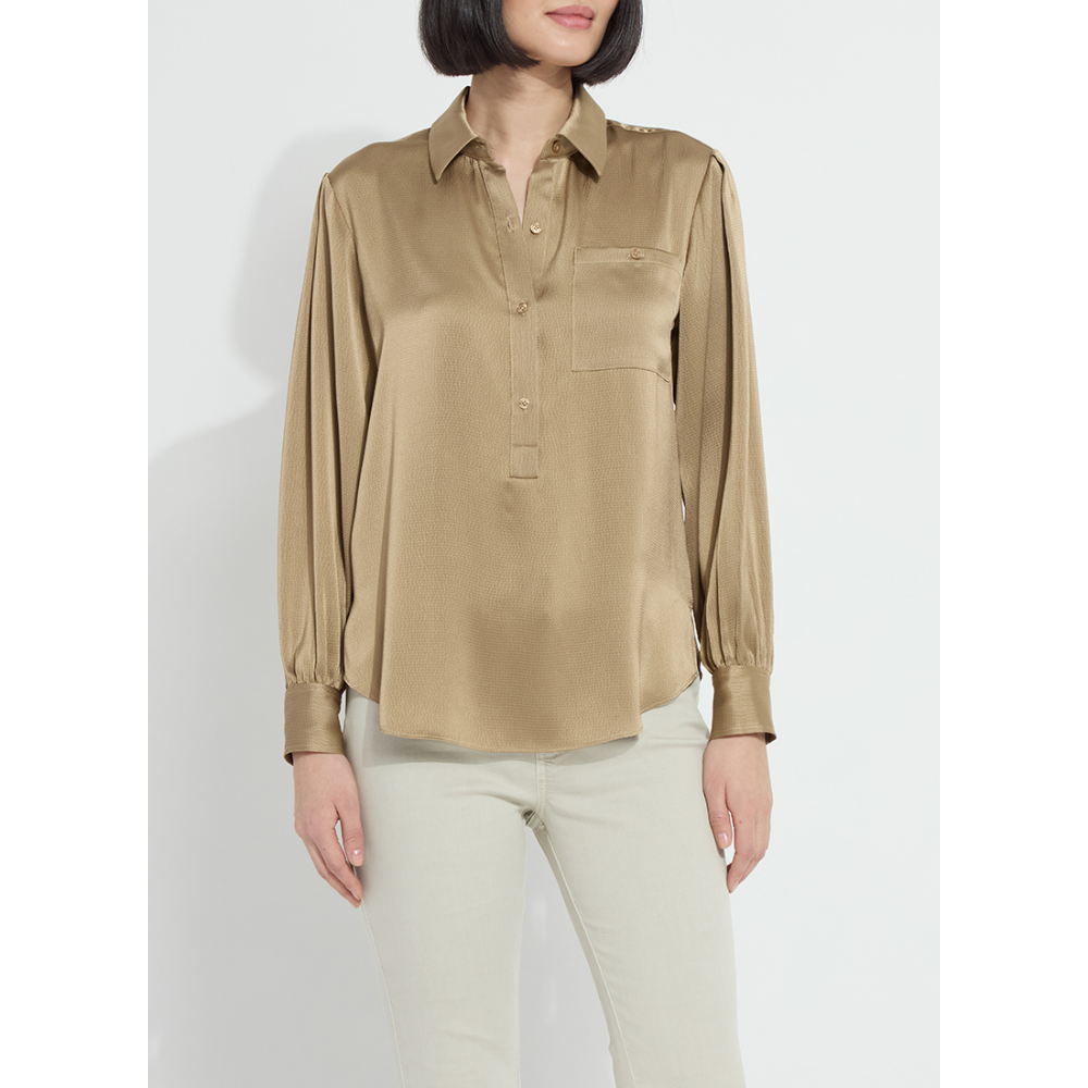 Lysse Mabel Collared Popover Shirt at Helen Ainson