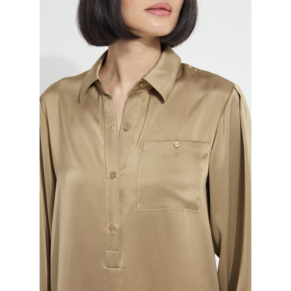Lysse Mabel Collared Popover Shirt at Helen Ainson