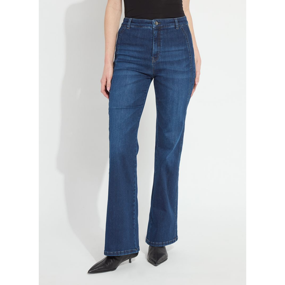 Lysse Liora Zip Front Denim Trouser at Helen Ainson