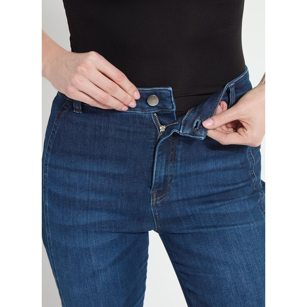 Lysse Liora Zip Front Denim Trouser at Helen Ainson