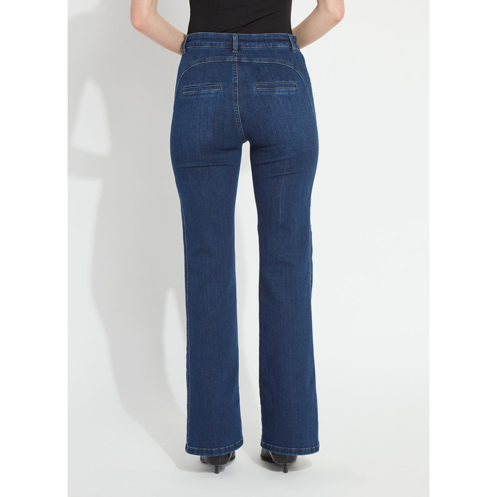 Lysse Liora Zip Front Denim Trouser at Helen Ainson