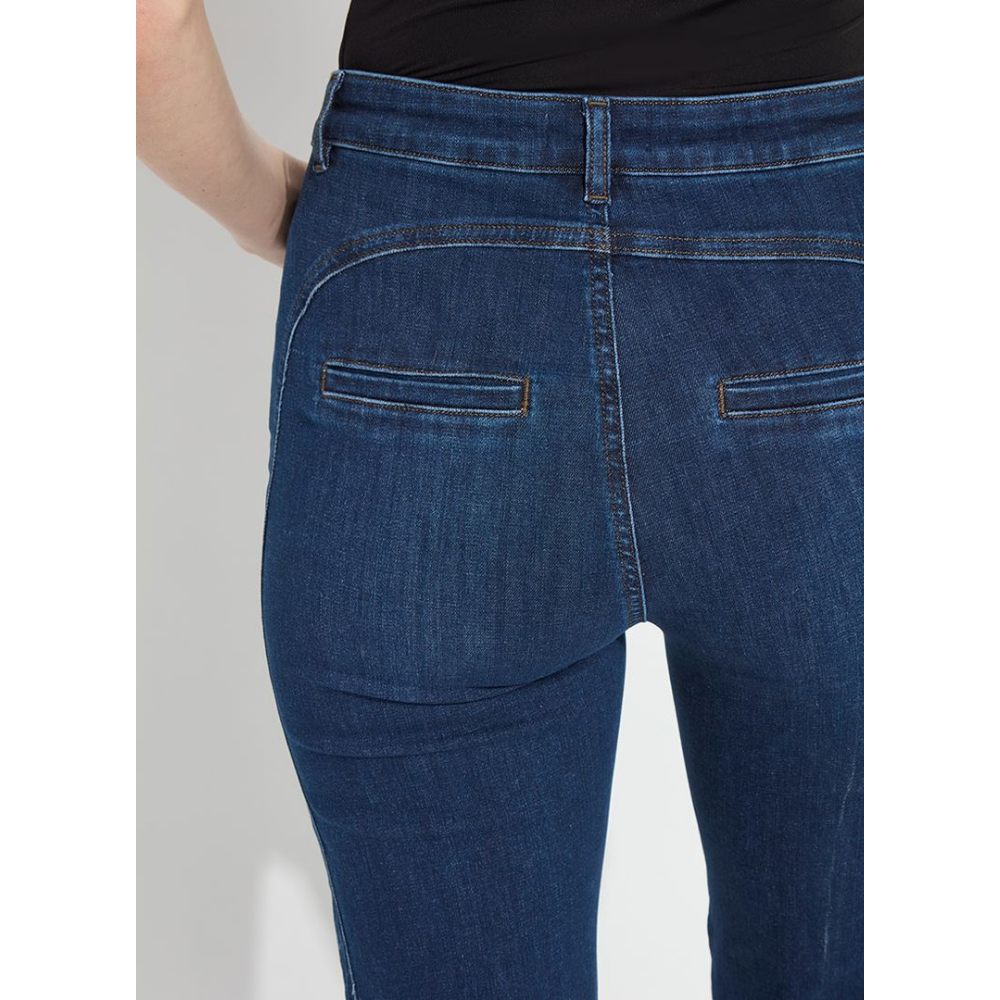 Lysse Liora Zip Front Denim Trouser at Helen Ainson