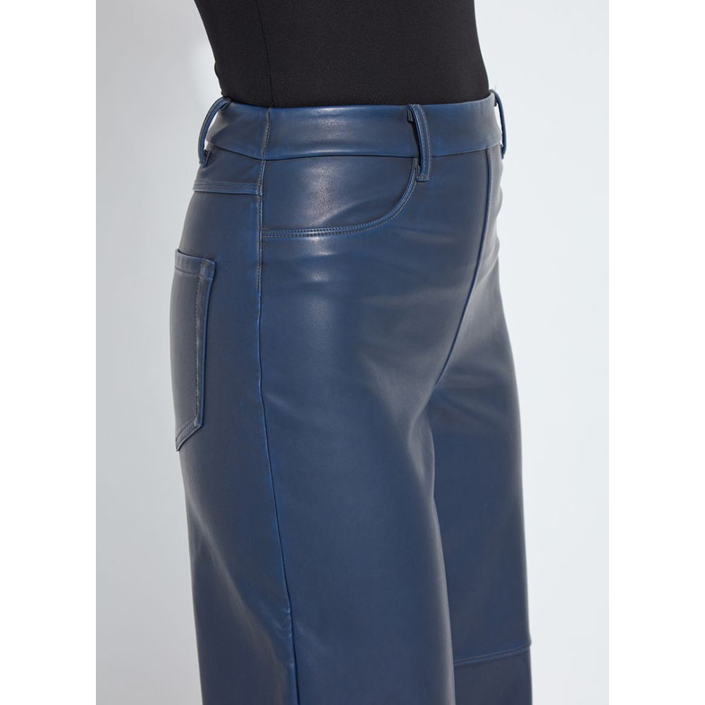 Lysse Cortina Hi Waist Wide Leg Vegan Leather at Helen Ainson