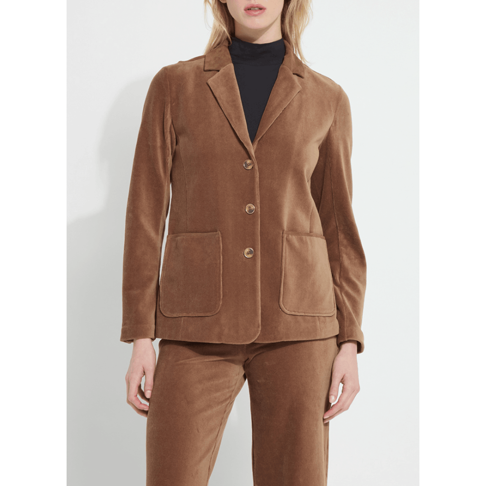 Lysse Tilda Stretch Baby Cord Blazer at Helen Ainson
