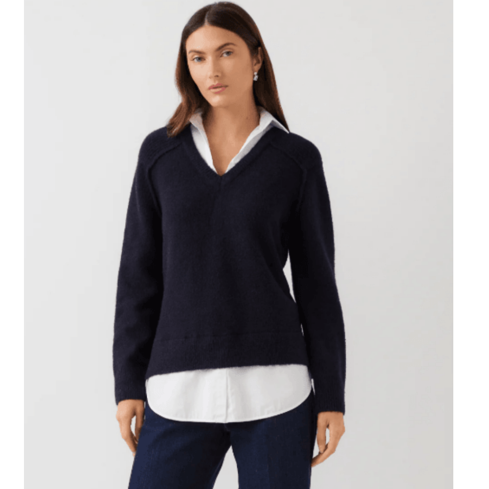 Karen Kane Layered Sweater at Helen Ainson