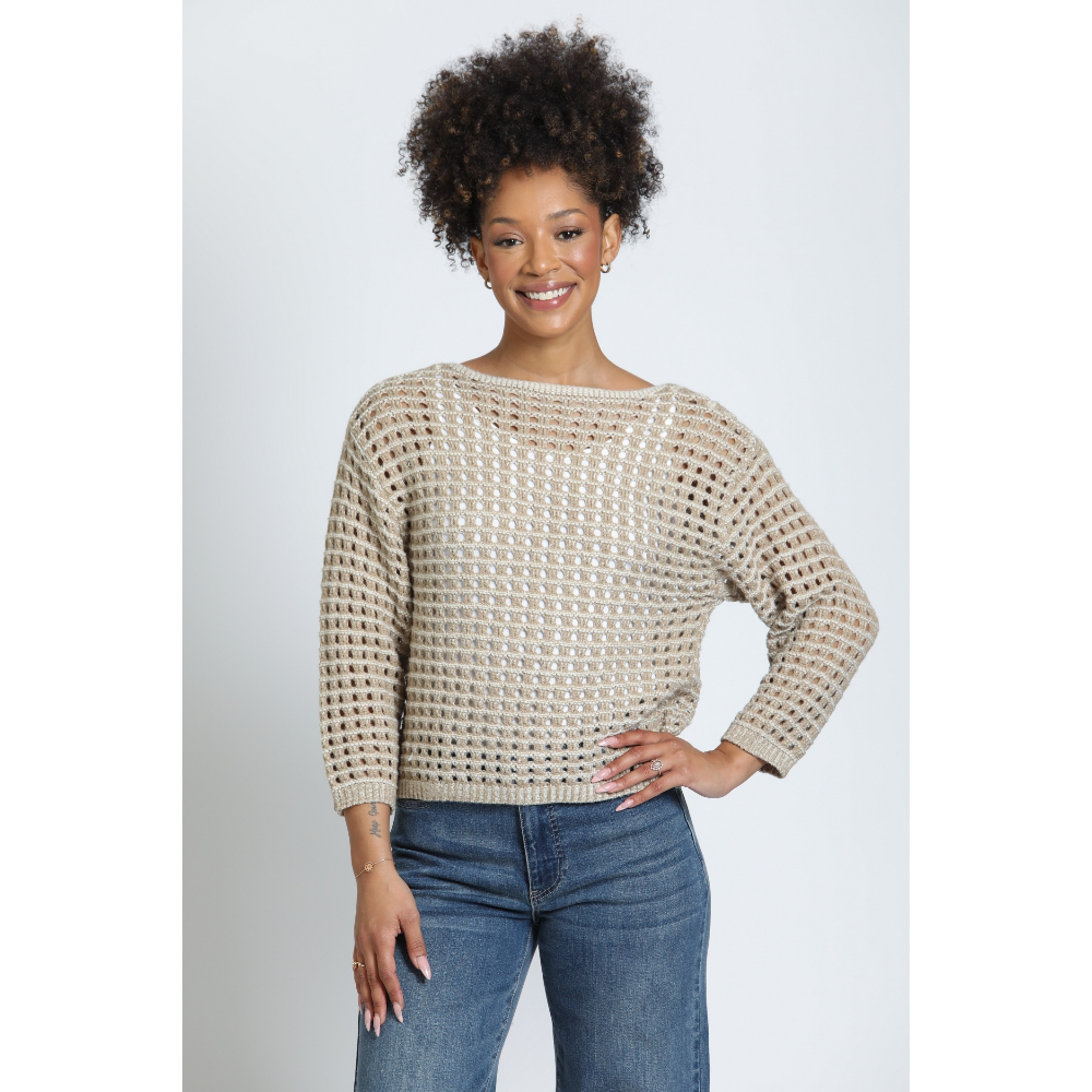 APNY Open Knit Sweater at Helen Ainson