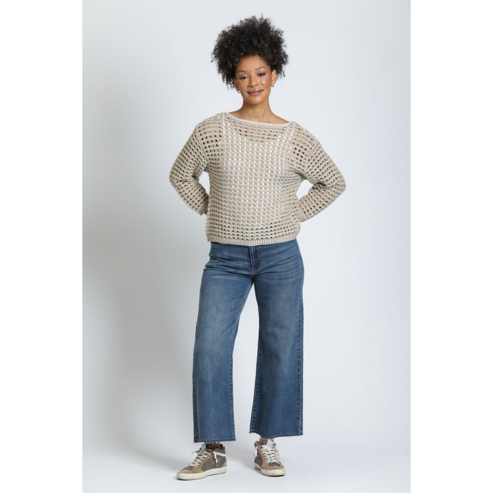 APNY Open Knit Sweater at Helen Ainson