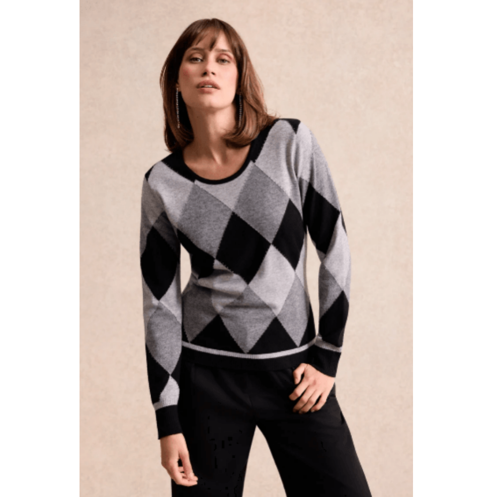 Leo & Ugo Argyle Sweater at Helen Ainson