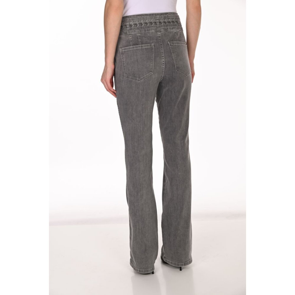 Frank Lyman High-Rise Straight-Leg Denim Jeans at Helen Ainson