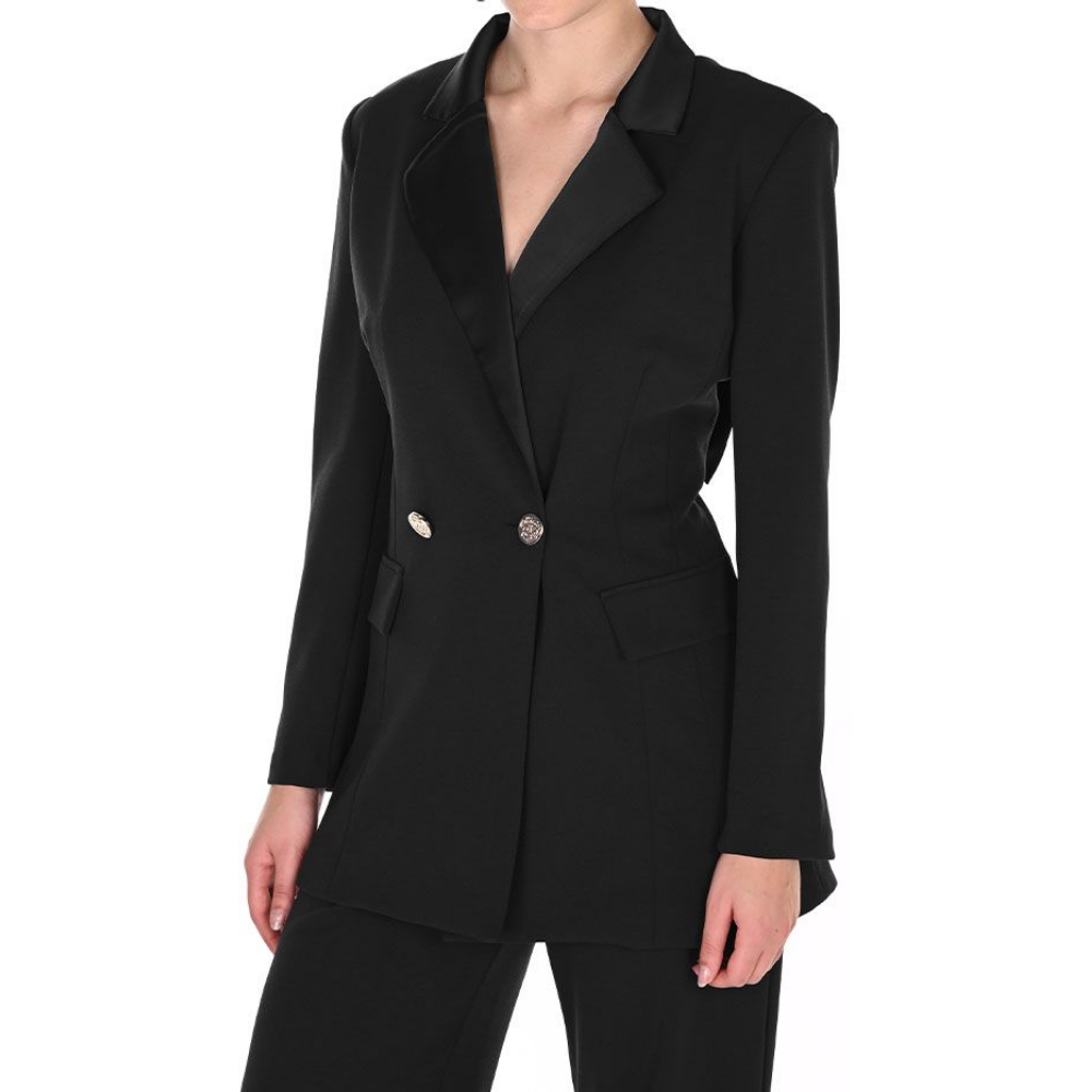 Frank Lyman Open-Back Bow Blazer Jacket at Helen Ainson